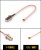 Пигтейл радиочастный (переходник) F-female - U.FL (IPEX), кабель RG316, 50 Ом, 15 см, 1 шт
