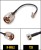 Пигтейл радиочастный (переходник) N-male - TS9, кабель RG174, 50 Ом, 15 см, 1 шт