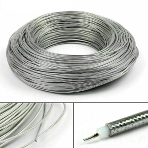 Кабель коаксиальный полужесткий RG-405 (CF086-50), 50 Ом, многожильный, серебряный