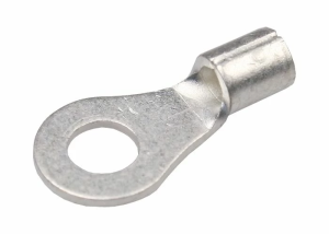 Кольцевой кабельный наконечник RNBL 5.5 - 4, диаметр 4.3мм, 4 - 6мм2, неизолированный, 100 шт, Netko