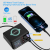 Зарядная станция с 8 USB-портами, Type-C, беспроводной зарядкой и цифровым дисплеем, 100 Вт