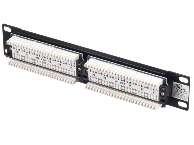 Патч-панель UTP, 10', 12 портов, RJ45, cat.5е, 1U, Dual Type, Netko Патч-панель UTP, 10', 12 портов, RJ45, cat.5е, 1U, Dual Type, Netko