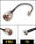 Комплект пигтейлов N-male - TS9, кабель RG174, 50 Ом, 15 см, 6 шт