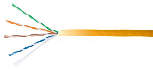 Кабель витая пара UTP, cat.5e, 4 пары, LSZH, CCA, Eletec, внутренний, 35 метров