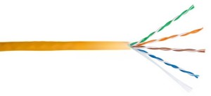 Кабель витая пара UTP, cat.5e, 4 пары, LSZH, медный проводник, Eletec, внутренний, 5 метров