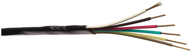 Кабель телефонный 6C, CCS, плоский, уличеый, Netko, 20 метров