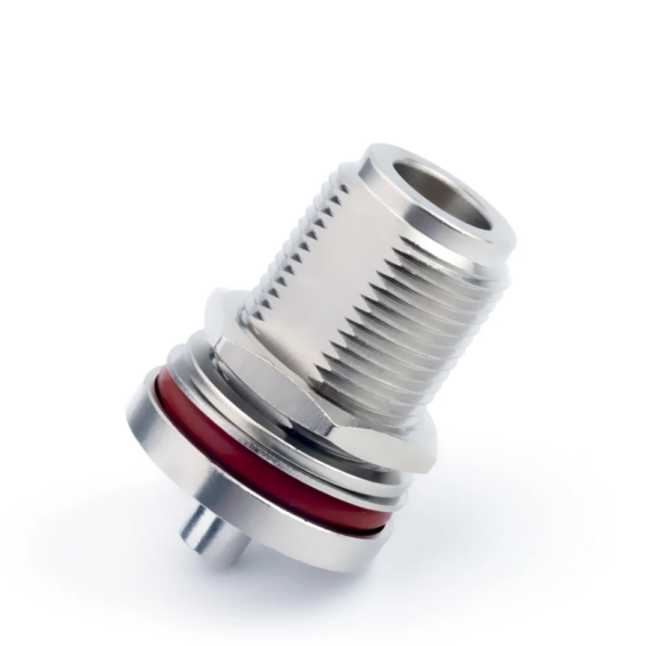 Разъем N-female под полужесткий кабель RG405 (0.086"), сборный, под пайку, 100 шт. Разъем N-female под полужесткий кабель RG405 (0.086"), сборный, под пайку, 100 шт.