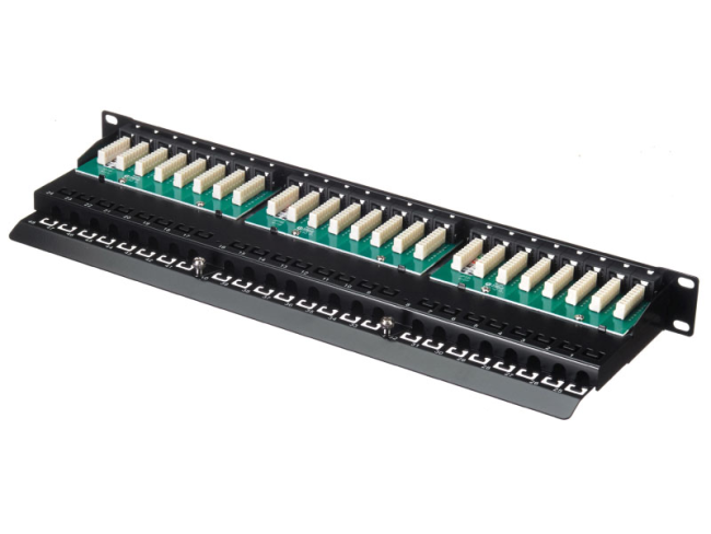 Патч-панель UTP, 19', 48 портов, RJ45, cat.6, 1U, Dual Type IDC, Netko Патч-панель UTP, 19', 48 портов, RJ45, cat.6, 1U, Dual Type IDC, Netko