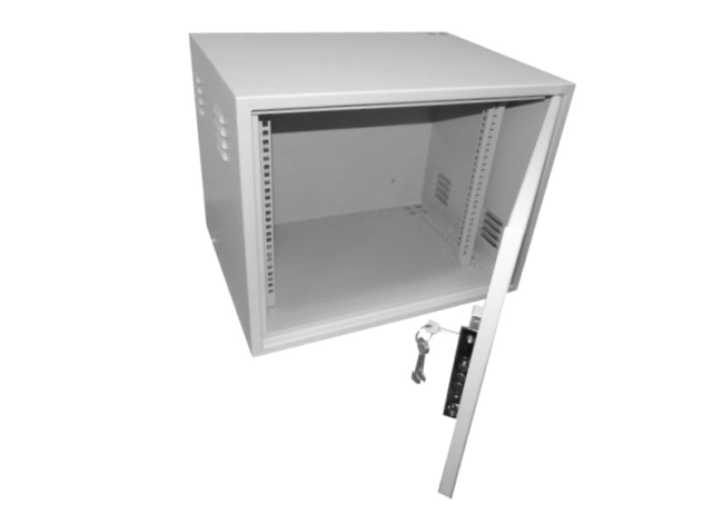 Антивандальный Шкаф 9U распашного типа, (Ш*Г*В 600*450*470мм) 19' направляющие, передняя дверь металл, замок, серый Netko Антивандальный Шкаф 9U распашного типа, (Ш*Г*В 600*450*470мм) 19' направляющие, передняя дверь металл, замок, серый Netko