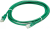 Патч корд 3 метра, UTP4, cat.5, медный, интернет кабель RJ45 с переходником RJ-45 на RJ-45 в комплекте, зеленый