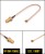 Комплект пигтейлов RP-SMA-female - U.FL (IPEX), кабель RG178, 50 Ом, 15 см, 5 шт