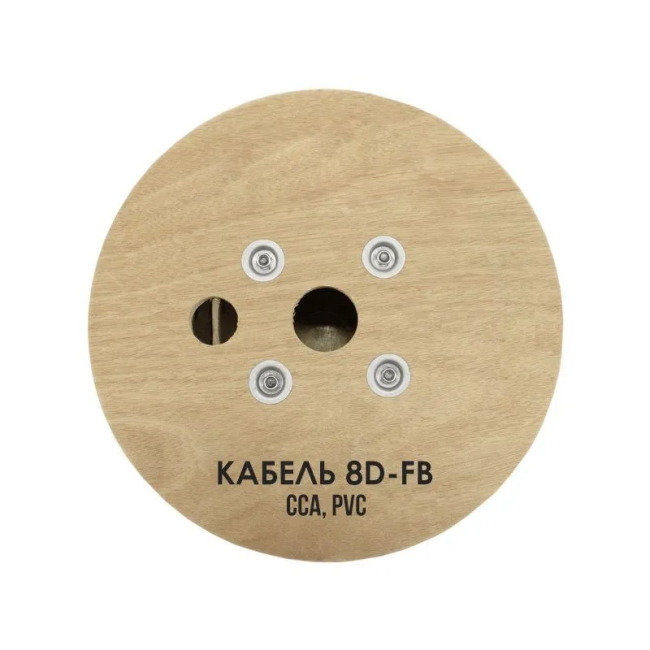 Кабель радиочастотный коаксиальный 8D-FB CCA 50 Ом, черный, 30 м.