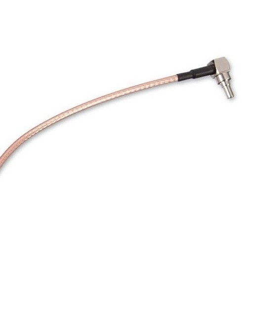 Пигтейл CRC9-male - SMA-male угловой,  кабель RG178, 20 см.