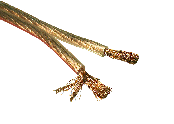 Кабель акустический 2x0.75мм2 (66x0.12мм), чистая медь, прозрачный, Netko, 90 метров