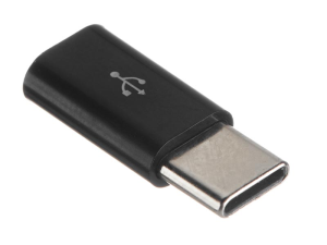 Переходник штекер Type-C - micro USB-male, Netko, черный