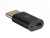 Переходник штекер Type-C - micro USB-male, Netko, черный