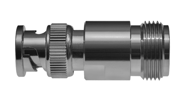 Переходник N-female - BNC-male (BN-312), прямой, 50 Ом, 5 шт