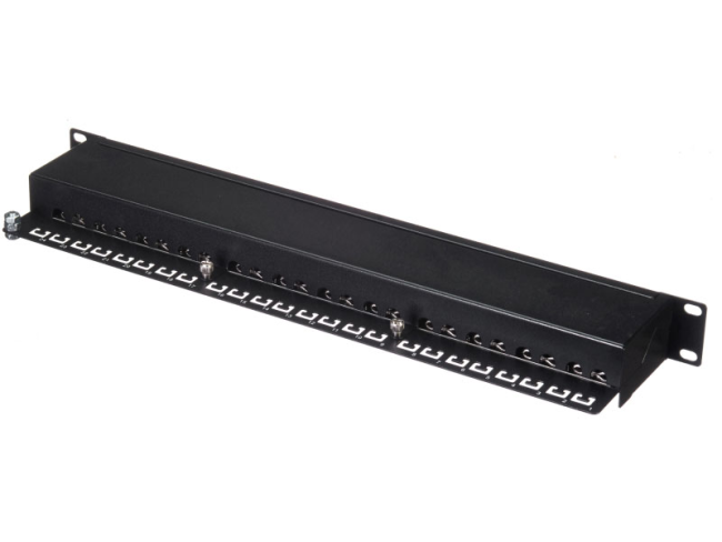 Патч-панель FTP, 19', 24 порта, RJ45, cat.6, 1U, Dual Type, Netko Патч-панель FTP, 19', 24 порта, RJ45, cat.6, 1U, Dual Type, Netko