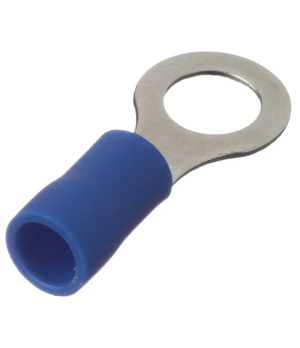 Кольцевой кабельный наконечник RV 2 - 8, диаметр 8.4мм, 1.5 - 2.5мм2, изолированный, синий, 100шт., Netko