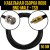 Кабельная сборка RG-58 (BNC-male - TS9), 0,5 метра
