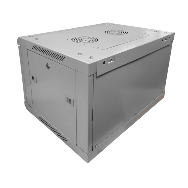 Шкаф настенный 9U серия WMA (Wall Maestro) (600х450х500), передняя дверь стекло, разборный, серый Netko Шкаф настенный 9U серия WMA (Wall Maestro) (600х450х500), передняя дверь стекло, разборный, серый Netko