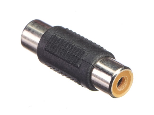 Переходник гнездо RCA-female - RCA-female, Netko, 2 шт