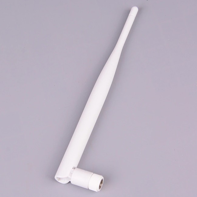 Антенна Wi-Fi (разъём RP-SMA) для роутеров и вай-фай устройств, усиление 5dBi, белая, 2 шт. Антенна Wi-Fi (разъём RP-SMA) для роутеров и вай-фай устройств, усиление 5dBi, белая, 2 шт.