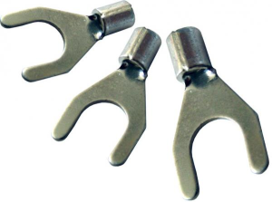 Вилочный кабельный наконечник SNBL 5.5 - 6, диаметр 6.4мм, 4 - 6мм2, неизолированный, 100 шт, Netko