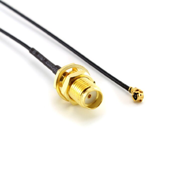 Комплект пигтейл - переходники U.Fl - SMA-female из 2х штук для подключения внешней антенны к 3G/4G модемам, мобильным роутерам и радио