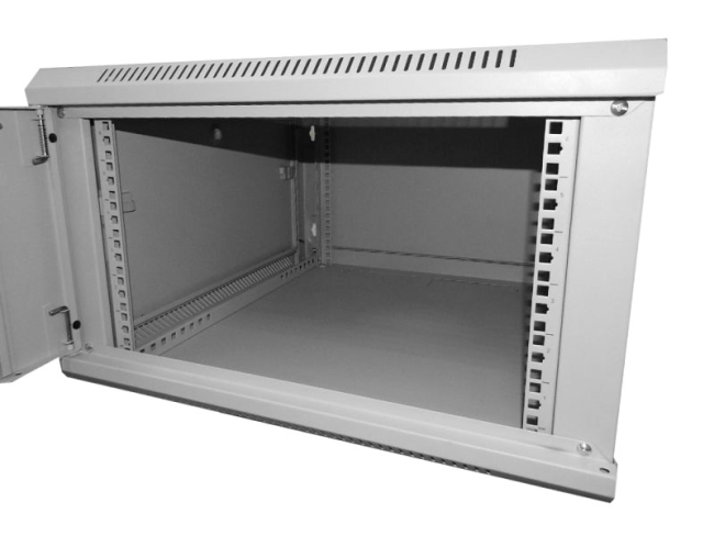 Шкаф настенный 12U серия WM (600х650х635), передняя дверь стекло, разборный, серый Netko Шкаф настенный 12U серия WM (600х650х635), передняя дверь стекло, разборный, серый Netko