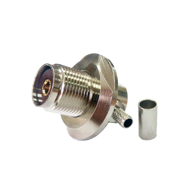 Угловой приборно-кабельный разъем UHF-female под кабель RG174, RG178, RG316, 50 Ом, с гайкой, под пайку, 20 шт.