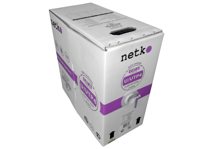 Кабель витая пара UTP4, cat.6, 23AWG, чистая медь, нг(А)-HF LSZH, проходит Fluke test, 10 метров