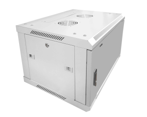 Шкаф настенный 6U серия WMA (Wall Maestro) (600х450х370), передняя металлическая дверь, разборный, серый Netko