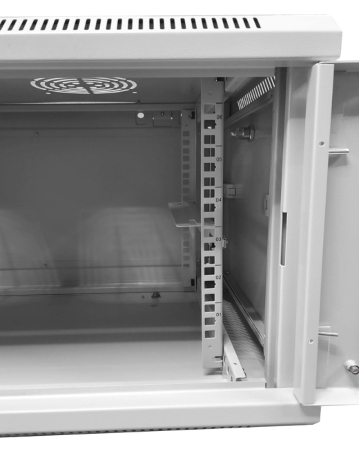 Шкаф настенный 6U серия WMA (Wall Maestro) (600х450х370), передняя металлическая дверь, разборный, серый Netko Шкаф настенный 6U серия WMA (Wall Maestro) (600х450х370), передняя металлическая дверь, разборный, серый Netko