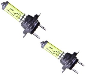 Лампа галогенная LYNXAUTO YELLOW H7 12V 55W PX26D (Комплект - 2шт.)
