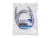 Патч корд 3 метра, UTP4, cat.5, медный, интернет кабель RJ45 с переходником RJ-45 на RJ-45 в комплекте, серый