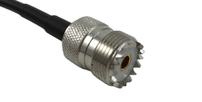 Кабельная сборка RG-58 (UHF-female (SO239) - SMA-male), 3 метра