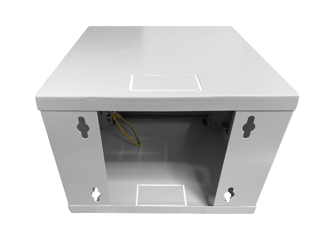 Шкаф настенный 10' 4U серия COMPACT (315х325х225), передняя дверь стекло, серый, Netko Шкаф настенный 10' 4U серия COMPACT (315х325х225), передняя дверь стекло, серый, Netko