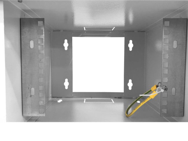 Шкаф настенный 10' 4U серия COMPACT (315х325х225), передняя дверь стекло, серый, Netko Шкаф настенный 10' 4U серия COMPACT (315х325х225), передняя дверь стекло, серый, Netko