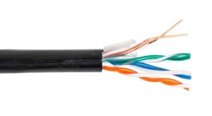 Кабель витая пара UTP, cat.5e, 4 пары (жила 0,51), уличный, Сарансккабель, 100 метров