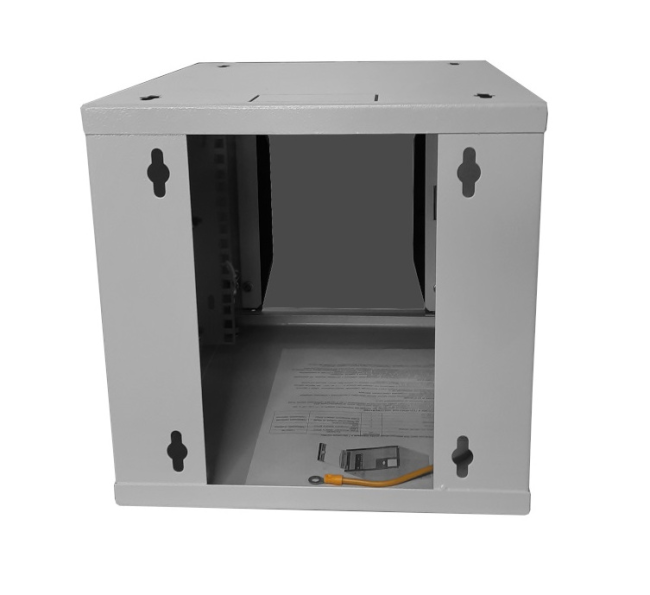 Шкаф настенный 10' 6U серия COMPACT (315х368х310), передняя дверь стекло, серый, Netko Шкаф настенный 10' 6U серия COMPACT (315х368х310), передняя дверь стекло, серый, Netko