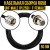 Кабельная сборка RG-58 (UHF-male (PL259) - F-female), 20 метров