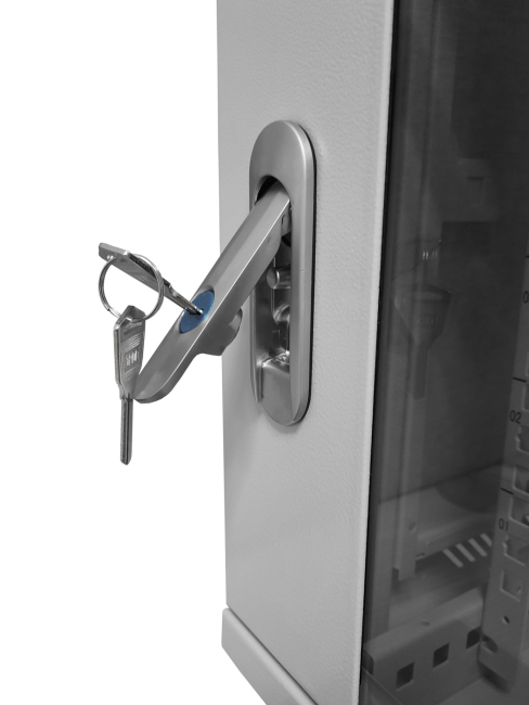 Шкаф настенный 6U серия WMA (Wall Maestro) (600х450х370), передняя дверь стекло, собранный, серый Netko Шкаф настенный 6U серия WMA (Wall Maestro) (600х450х370), передняя дверь стекло, собранный, серый Netko