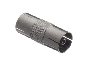 Переходник TV-female - TV-female, цинк, покрытие никель, Netko, 10 шт