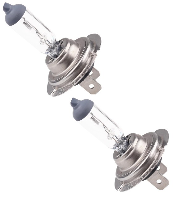 Набор "Головной свет" Лампа галогенная LYNXAUTO H7 12V 55W PX26D (Комплект - 2шт.) + Предохранители "мини" (10А) - 2шт.