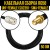Кабельная сборка RG-58 (UHF-female (SO239) - SMA-female), 0,5 метра