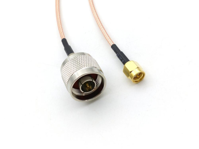 Комплект пигтейлов N-male - SMA-male, кабель RG316, 50 Ом, 15 см, 6 шт