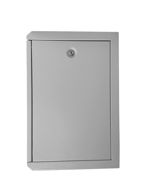 Шкаф настенный 10' 9U серия COMPACT (320х315х465), передняя дверь стекло, серый, Netko Шкаф настенный 10' 9U серия COMPACT (320х315х465), передняя дверь стекло, серый, Netko