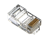 Коннектор RJ-45 (8p8c) cat.5е, для одножильного и многожильного кабеля, Netko, 50 шт.