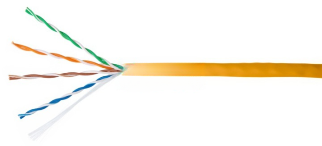 Кабель витая пара UTP, cat.5e, 4 пары, LSZH, медный проводник, Eletec, внутренний, 180 метров